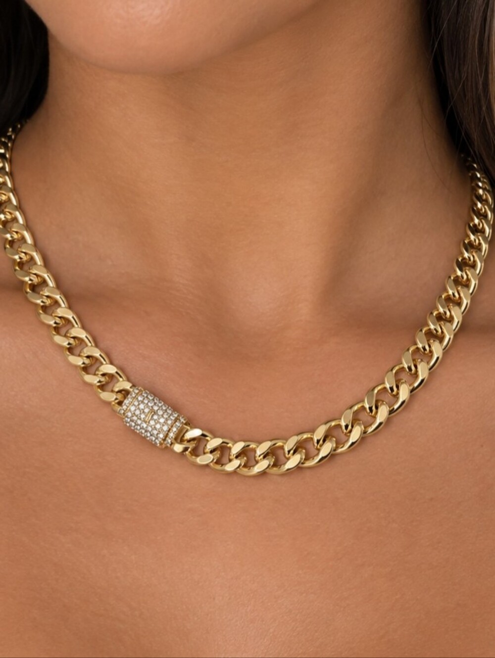 Chunky Cuban Link 24" Monaco Style Chain